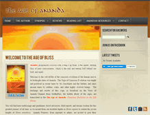 Tablet Screenshot of ageofananda.net